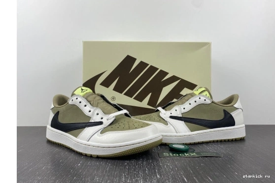 Scott Travis Low Retro Olive Golf Jordan Neutral FZ3124-200 1 0902